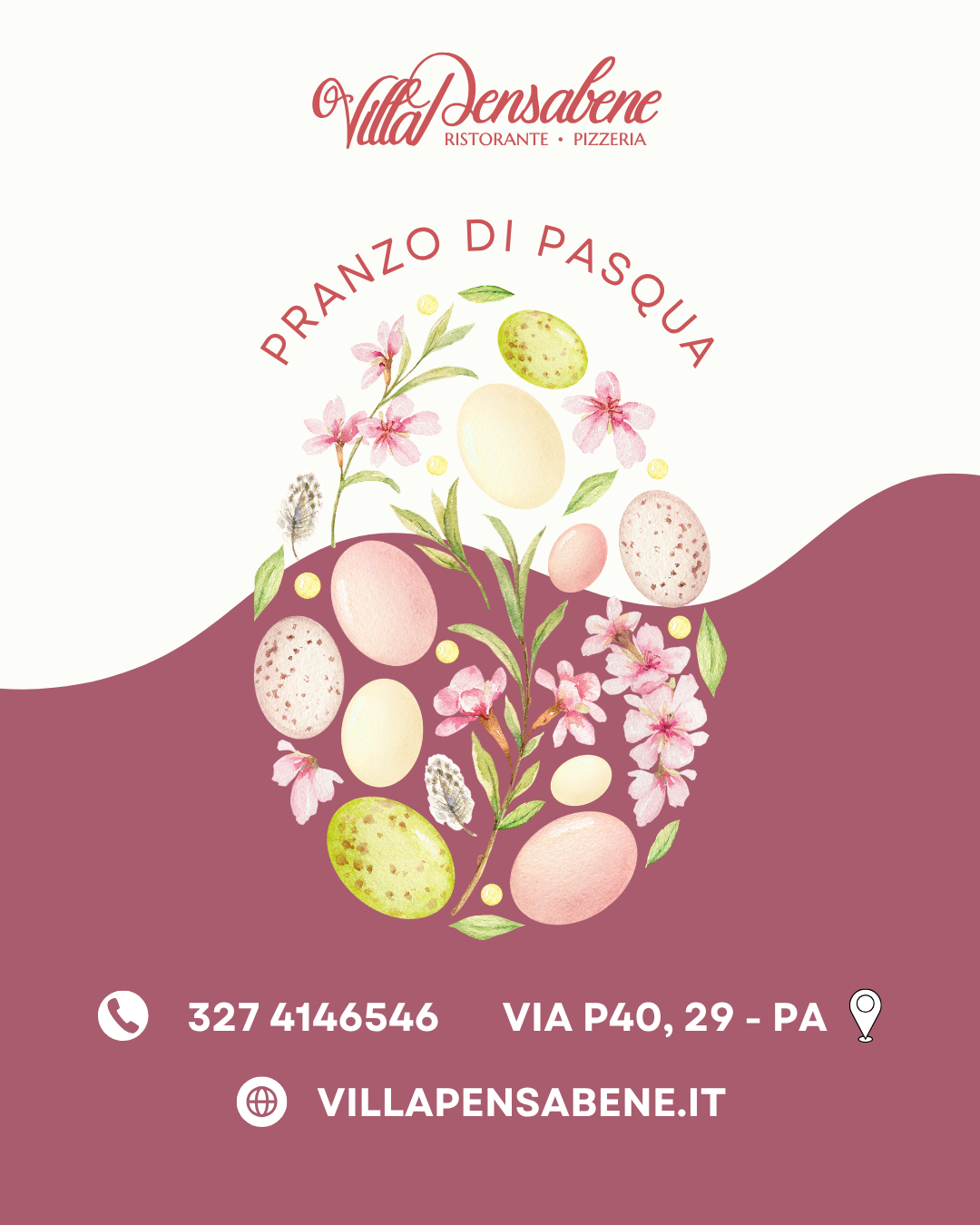 Locandina Pranzo di Pasqua