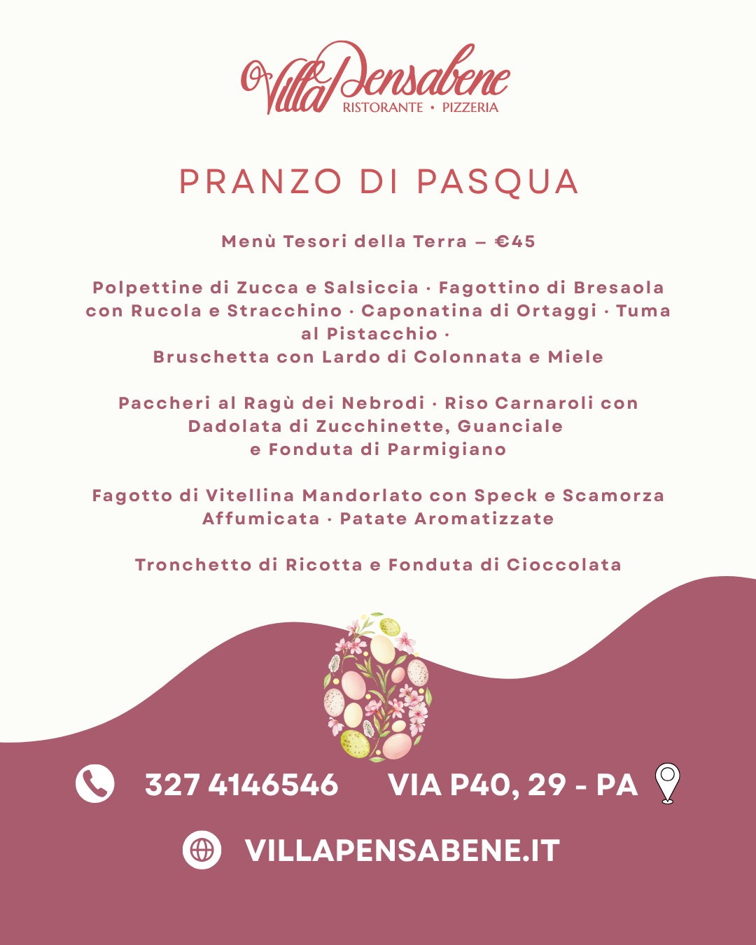 Locandina Menu Carne