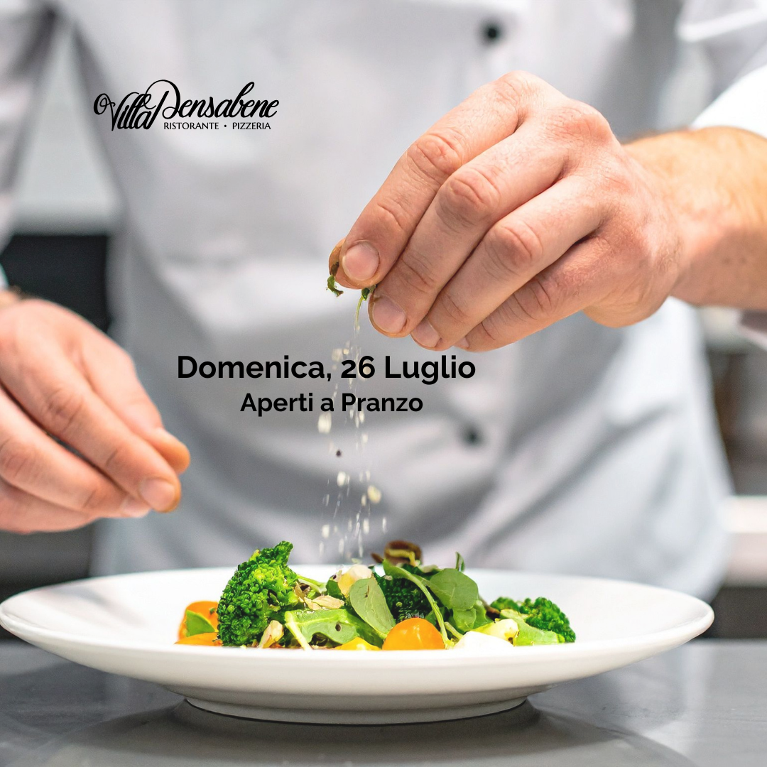 Locandina Pranzo Estivo Straordinario 26 Luglio